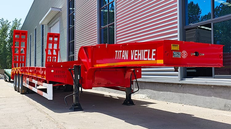 60 Ton Low Bed Truck Trailer for Sale in Guam