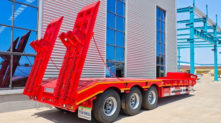 60 Ton Low Bed Truck Trailer for Sale in Guam