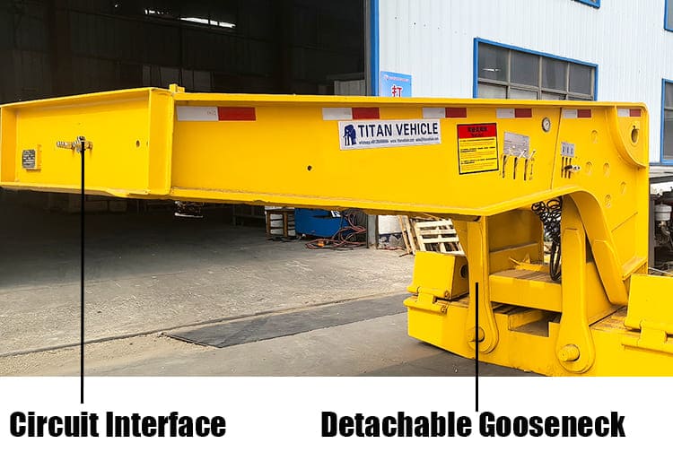 80 Ton RGN Removable Gooseneck Trailer for Sale in Guam