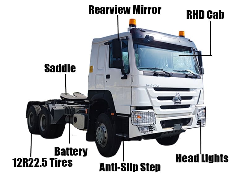  Howotruck 430 6x4 Sinotruk Semi Tractor for Sale in Guam Agana