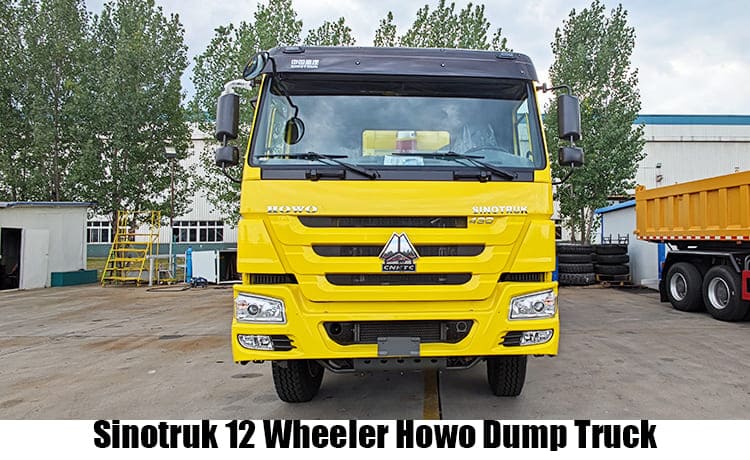 Sinotruk 12 Wheeler Howo Dump Trucks for Sale in Guam Agana