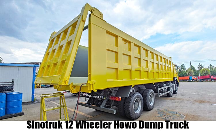 Sinotruk 12 Wheeler Howo Dump Trucks for Sale in Guam Agana
