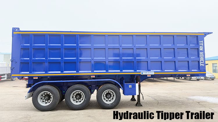 35 CBM Hydraulic Tipper Tipping Trailer for Sale in Guam