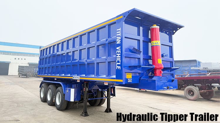 35 CBM Hydraulic Tipper Tipping Trailer for Sale in Guam