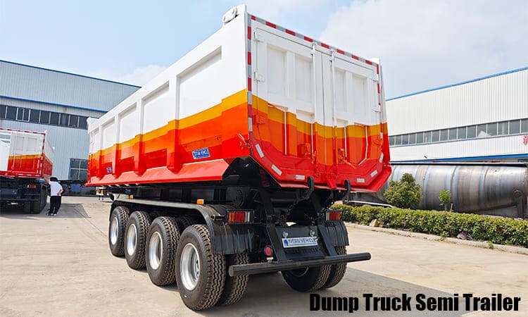 40 CBM Dump Truck Semi Trailer for Sale in Guam Agana