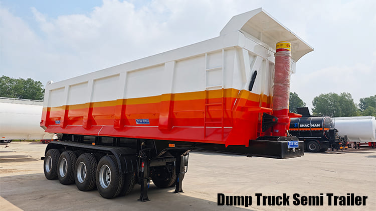 40 CBM Dump Truck Semi Trailer for Sale in Guam Agana