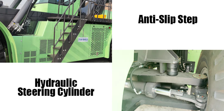 Empty Container Reach Stacker Machine Handler for Sale in Brazil