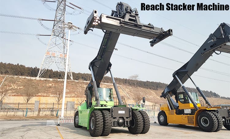 Empty Container Reach Stacker Machine Handler for Sale in Brazil