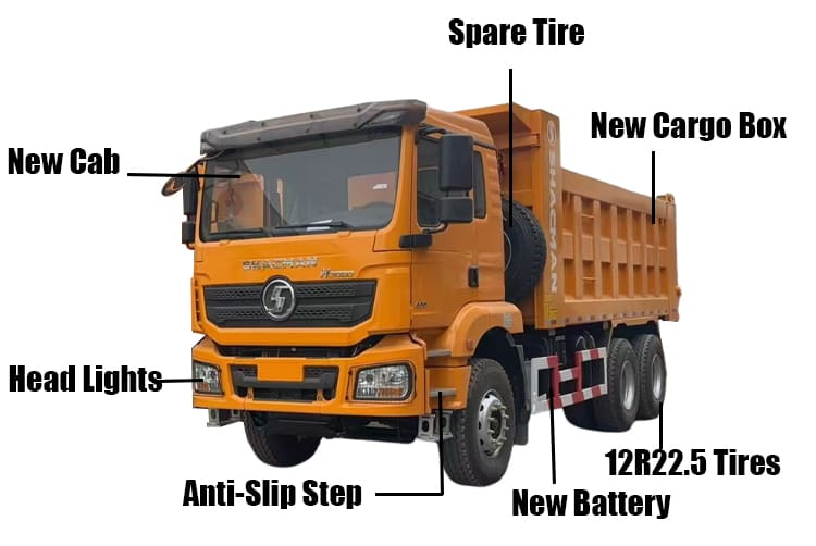 Second Hand Truck Shacman H3000 Dump Truck 10 Wheeler for Sale in Guam