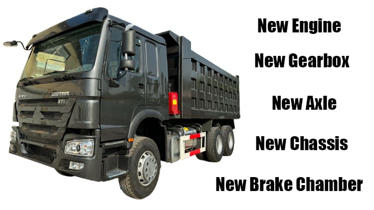 2Nd Hand Howo Dump Truck Price in Guam 