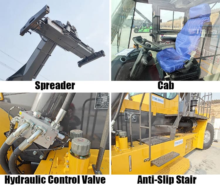 45 Ton Port Reach Stacker Truck Capacity in Brazil