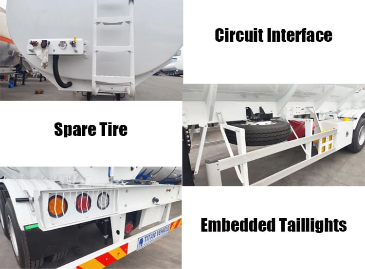 45000 Liters Diesel Fuel Tanker Trailer for Sale in Guam