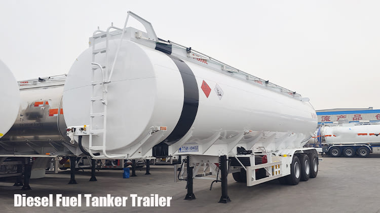 45000 Liters Diesel Fuel Tanker Trailer for Sale in Guam