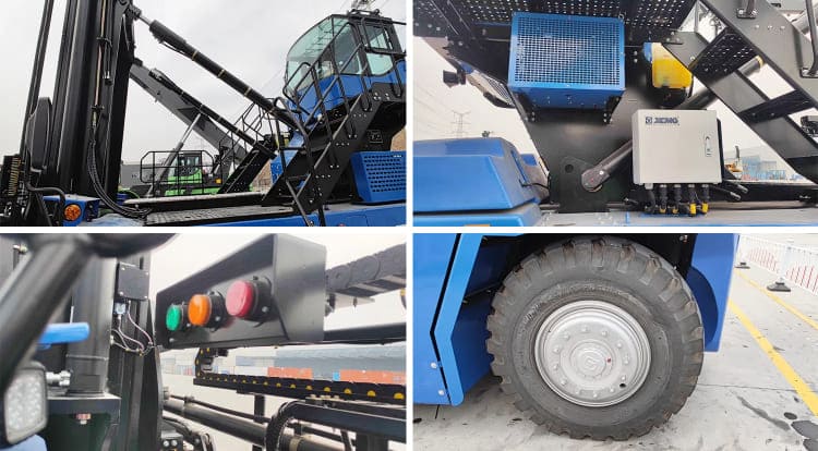 Empty Shipping Telescopic Container Handler Truck for Sale in Brazil