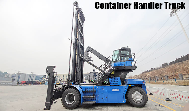 Empty Shipping Telescopic Container Handler Truck for Sale in Brazil
