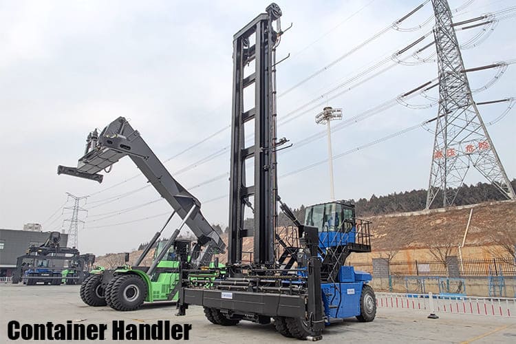 Empty Shipping Telescopic Container Handler Truck for Sale in Brazil