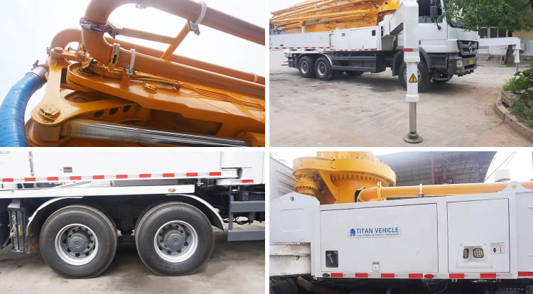Concrete Pump Truck Price with Boom in Papua New Guinea
