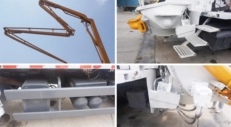 Concrete Pump Truck Price with Boom in Papua New Guinea