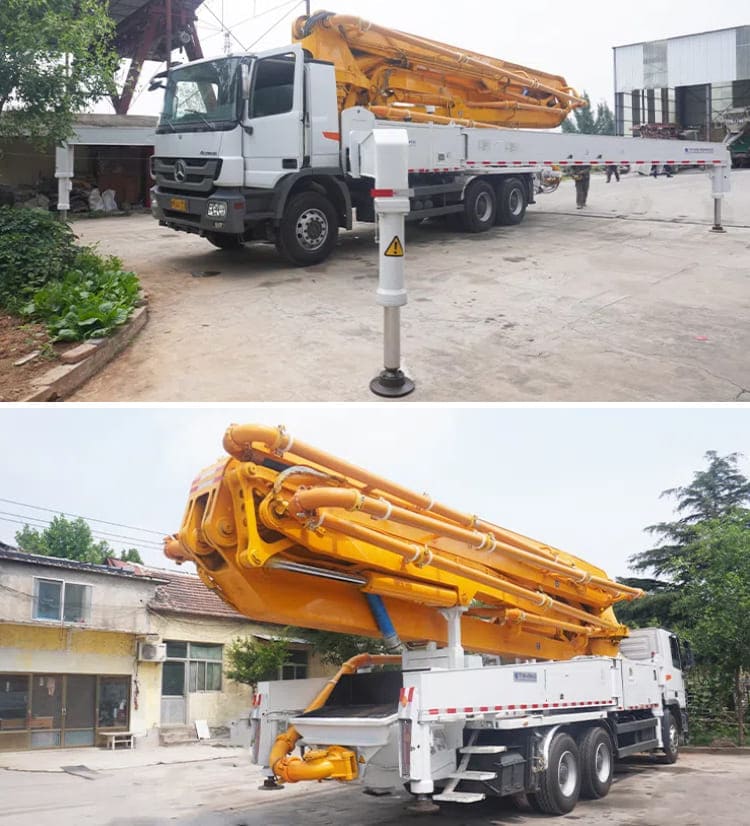 Concrete Pump Truck Price with Boom in Papua New Guinea