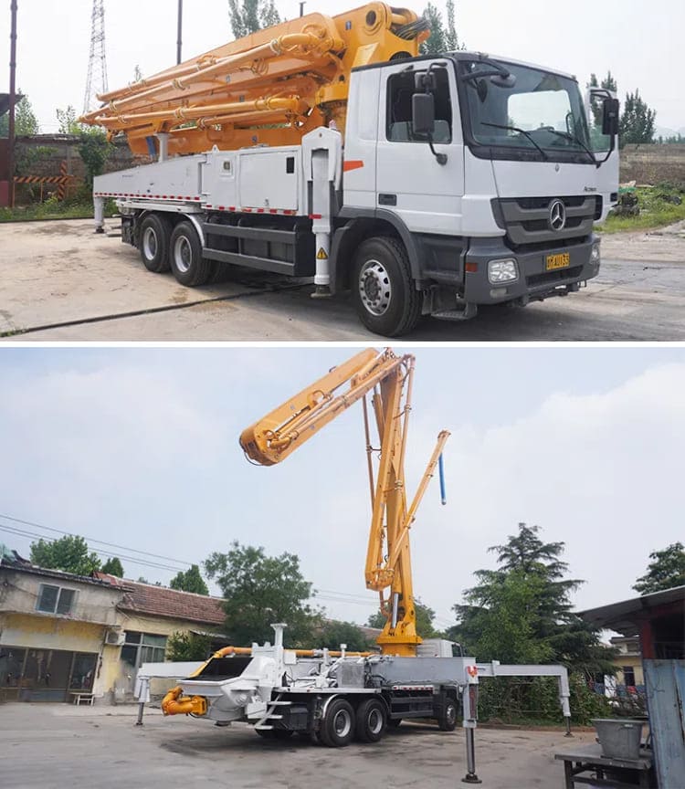 Concrete Pump Truck Price with Boom in Papua New Guinea