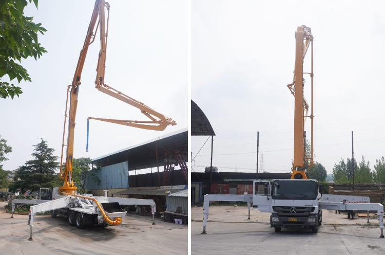 Concrete Pump Truck Price with Boom in Papua New Guinea