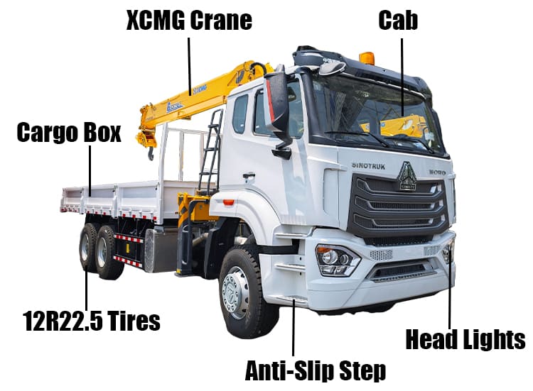 XCMG Truck Mounted Crane for Sale in Papua New Guinea