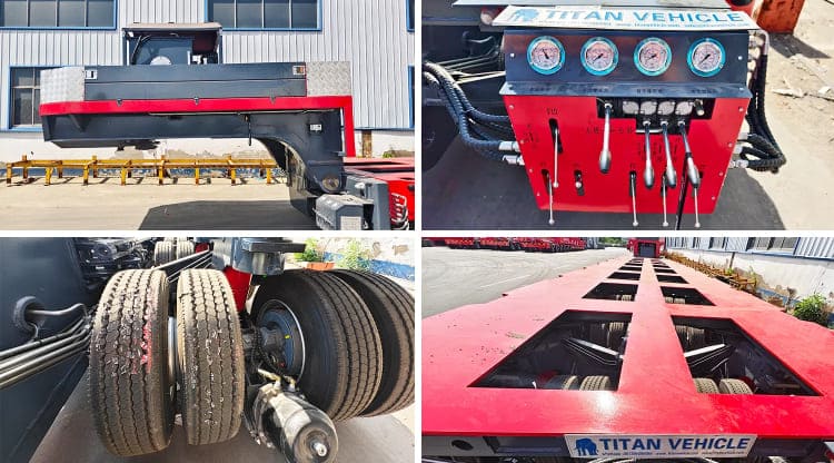 Hydraulic Nicolas Modular Multi Axle Trailer for Sale in Indonesia