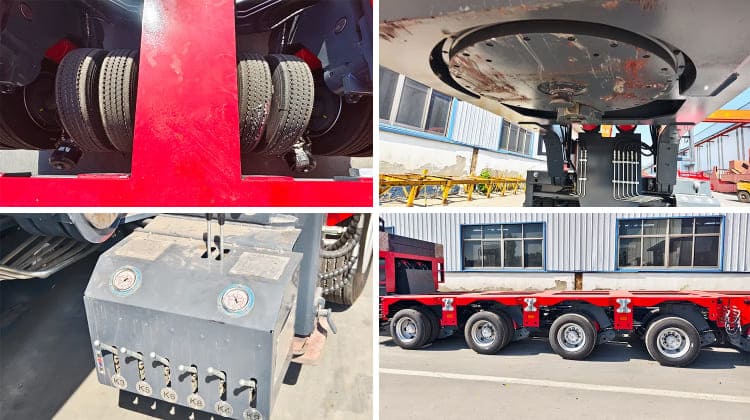 Hydraulic Nicolas Modular Multi Axle Trailer for Sale in Indonesia