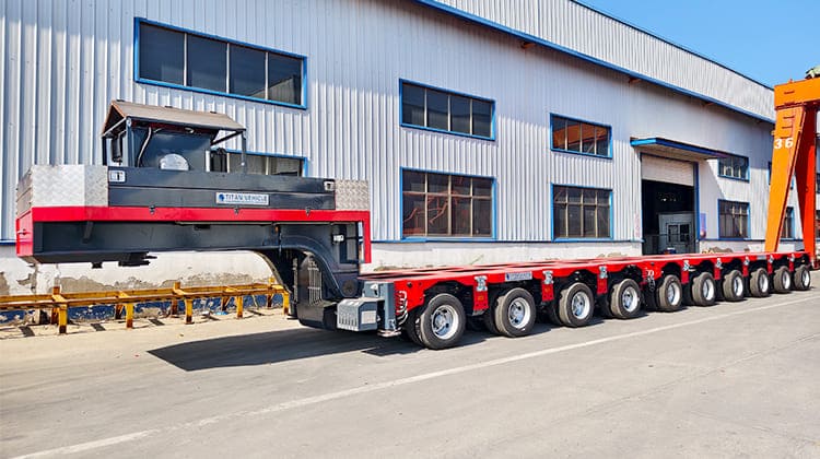 Hydraulic Nicolas Modular Multi Axle Trailer for Sale in Indonesia