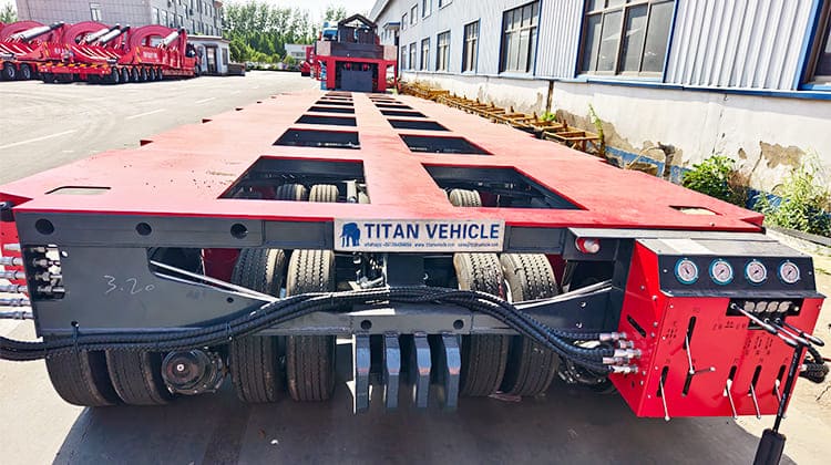 Hydraulic Nicolas Modular Multi Axle Trailer for Sale in Indonesia