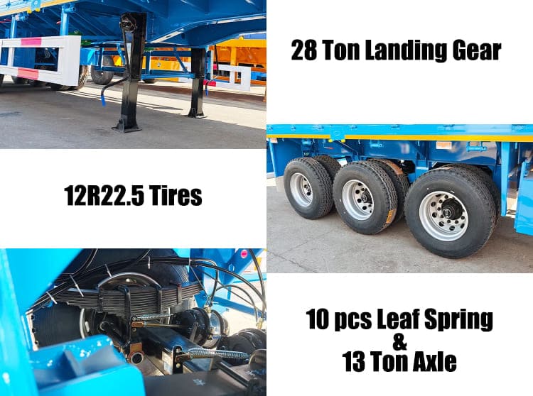 Tri Axle Trailer with Fence for Sale in Guam