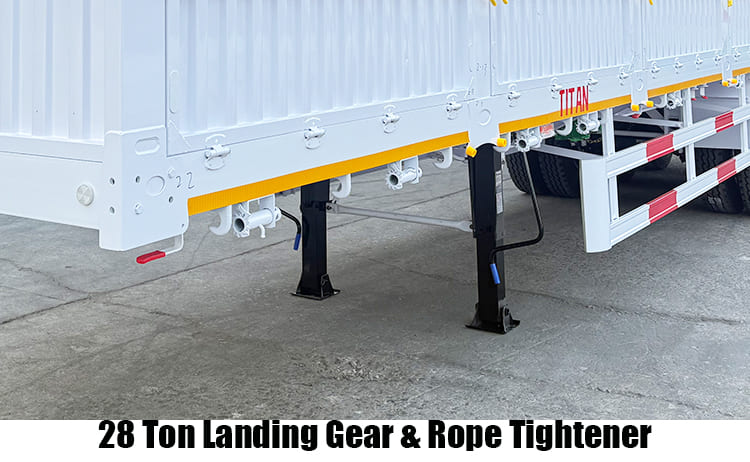 3 Axle Stake Semi Trailer with Fence for Sale in Guam