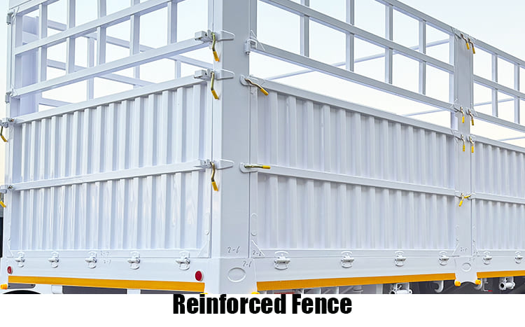 3 Axle Stake Semi Trailer with Fence for Sale in Guam