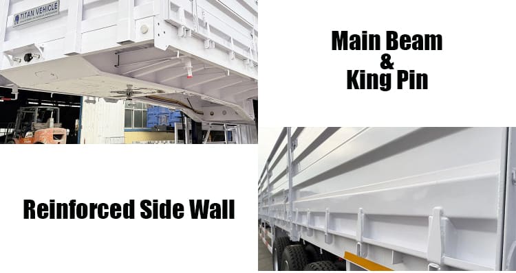 Tri Axle Drop Side Grain Trailer for Sale in Guam