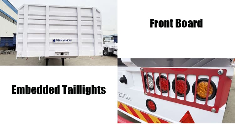 Tri Axle Drop Side Grain Trailer for Sale in Guam