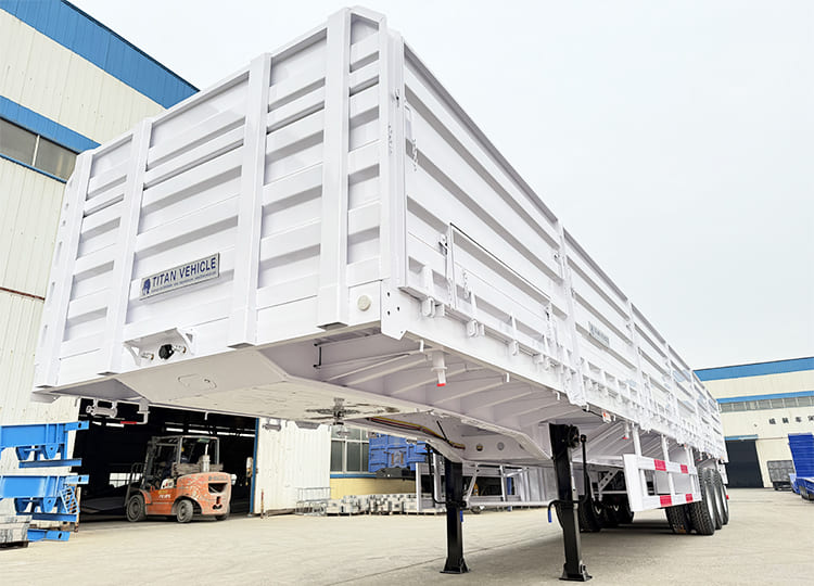 Tri Axle Drop Side Grain Trailer for Sale in Guam