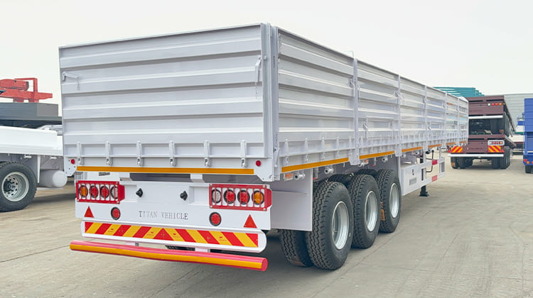 Tri Axle Drop Side Grain Trailer for Sale in Guam