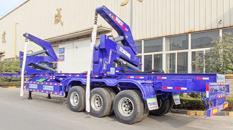 3 Axle Hammar Container Sideloader Trailer in Mexico