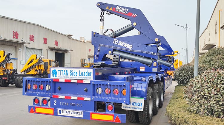 3 Axle Hammar Container Sideloader Trailer in Mexico