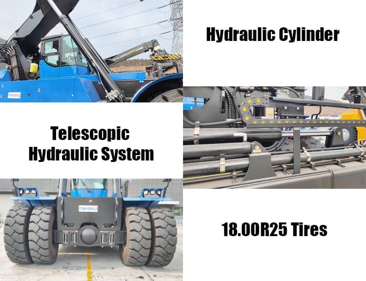 Empty Container Reach Stacker Machine for Sale in Mexico