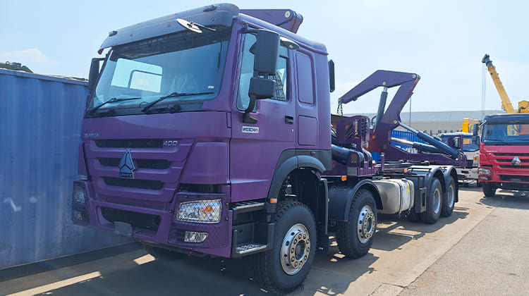 Hammar Side Loader Trailer Truck for Sale in Papua New Guinea