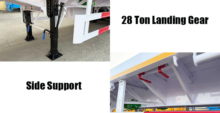 Tri Axle Flat Deck Trailer | Flatbed Semi Trailer Price in Guam