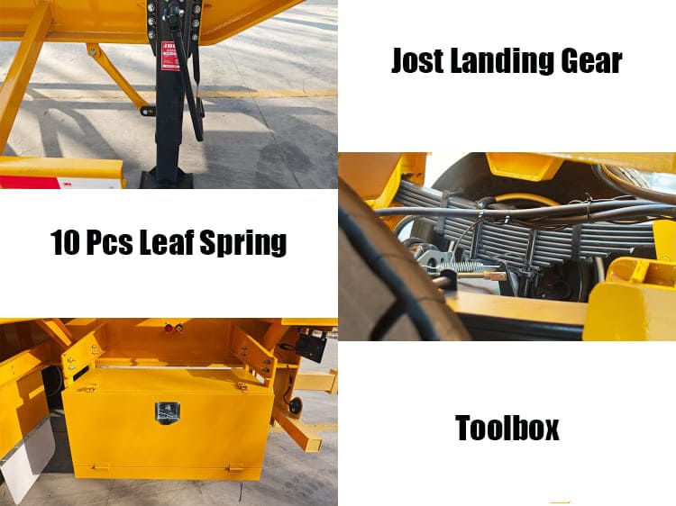 Terminal Container Chassis Semi Trailer for Sale in Guam 