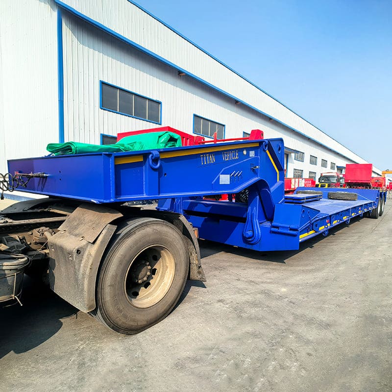 2 Line 4 Axle Removable Gooseneck Trailer