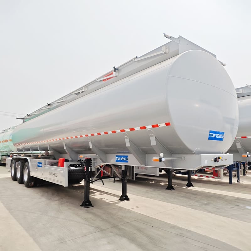 Tri Axle Diesel Fuel Tanker Trailer