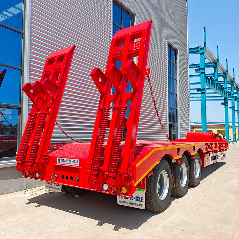 3 Axle Low Bed Semi Trailer