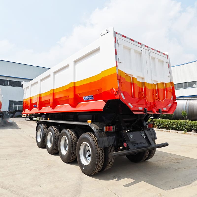  40 CBM Dump Truck Semi Trailer