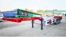 Tri Axle Shipping Container Chassis Trailer