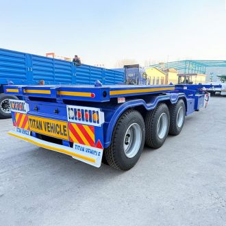  3 Axle 40 Container Chassis Trailer