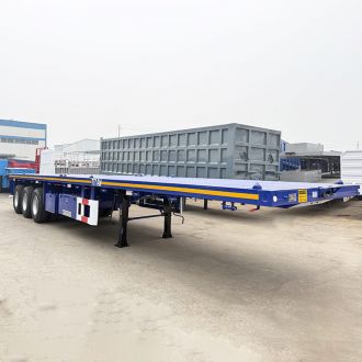 Three Axle Flatbed Semi Trailer
